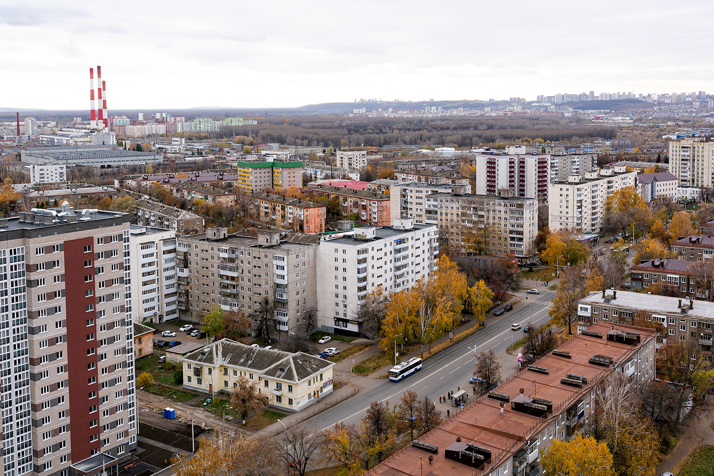 Уфа — Троллейбусная сеть — север