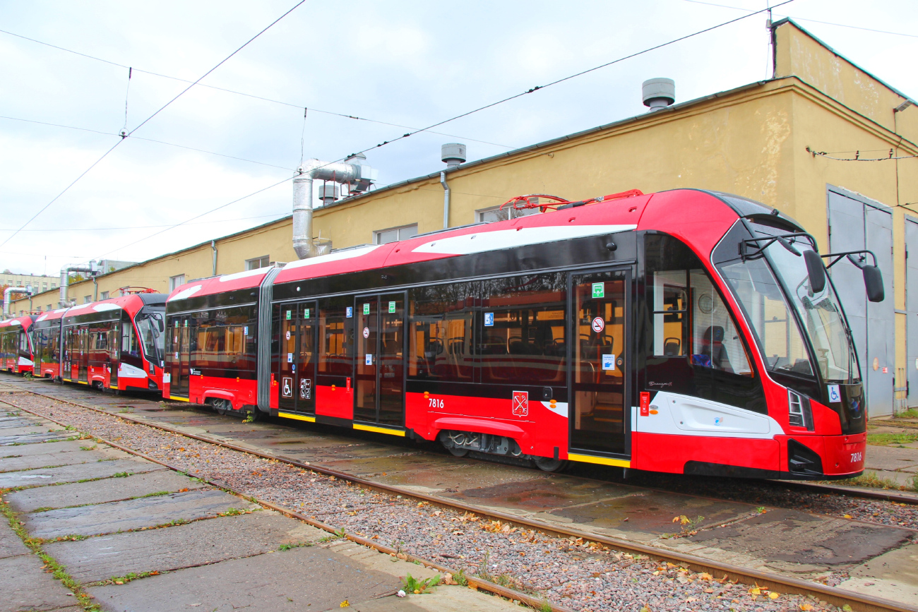 Санкт-Петербург, 71-923М «Богатырь-М» № 7816; Санкт-Петербург — Новые трамвайные вагоны