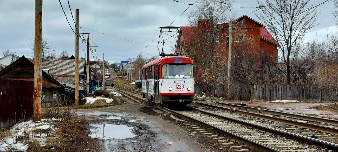 Ижевск, Tatra T3K № 1223