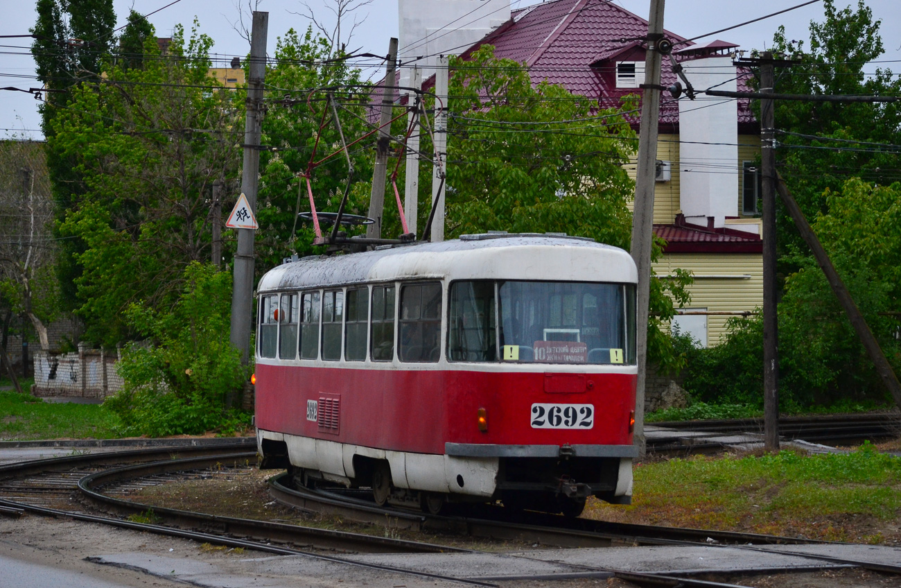 Volgograd, Tatra T3SU # 2692