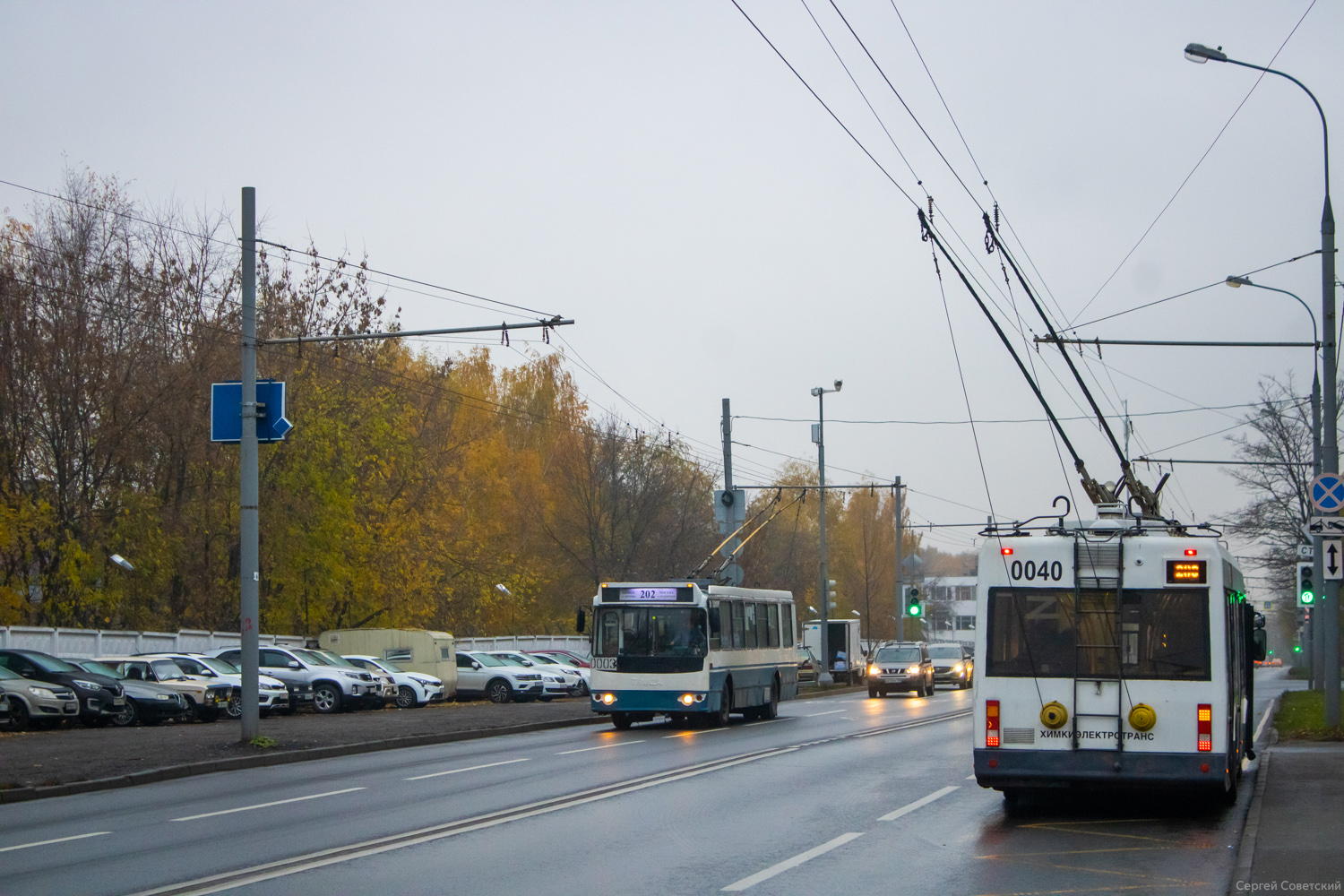 Химки, ЗиУ-682Г-016.05 № 0003; Химки, БКМ 321 № 0040