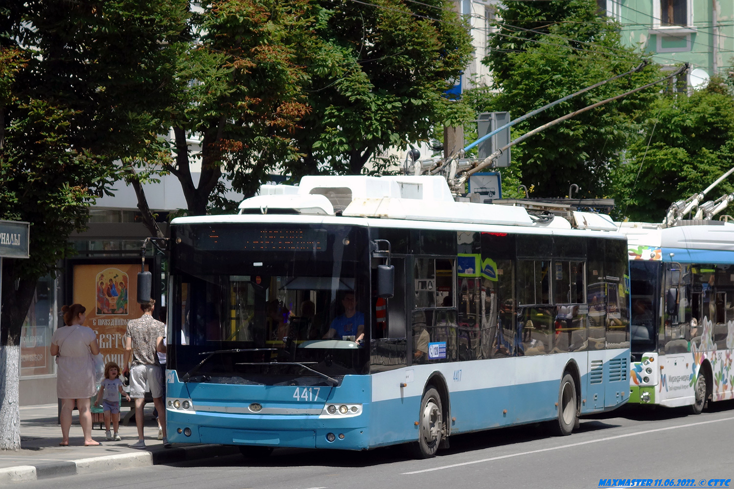 Crimean trolleybus, Bogdan T70115 № 4417