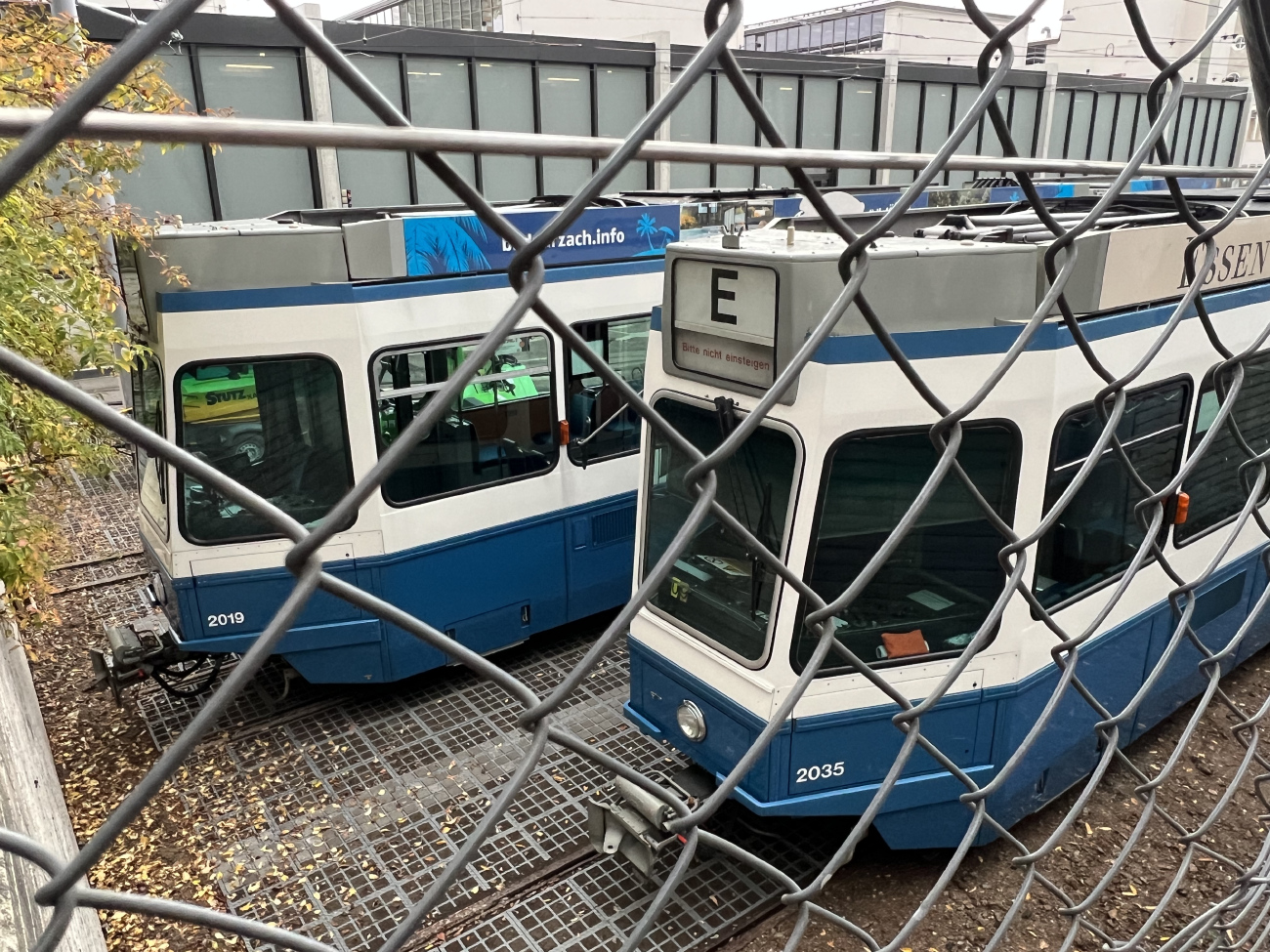 Цюрих, SWS/SWP/BBC Be 4/6 "Tram 2000" № 2019; Цюрих, SWS/SWP/BBC Be 4/6 "Tram 2000" № 2035