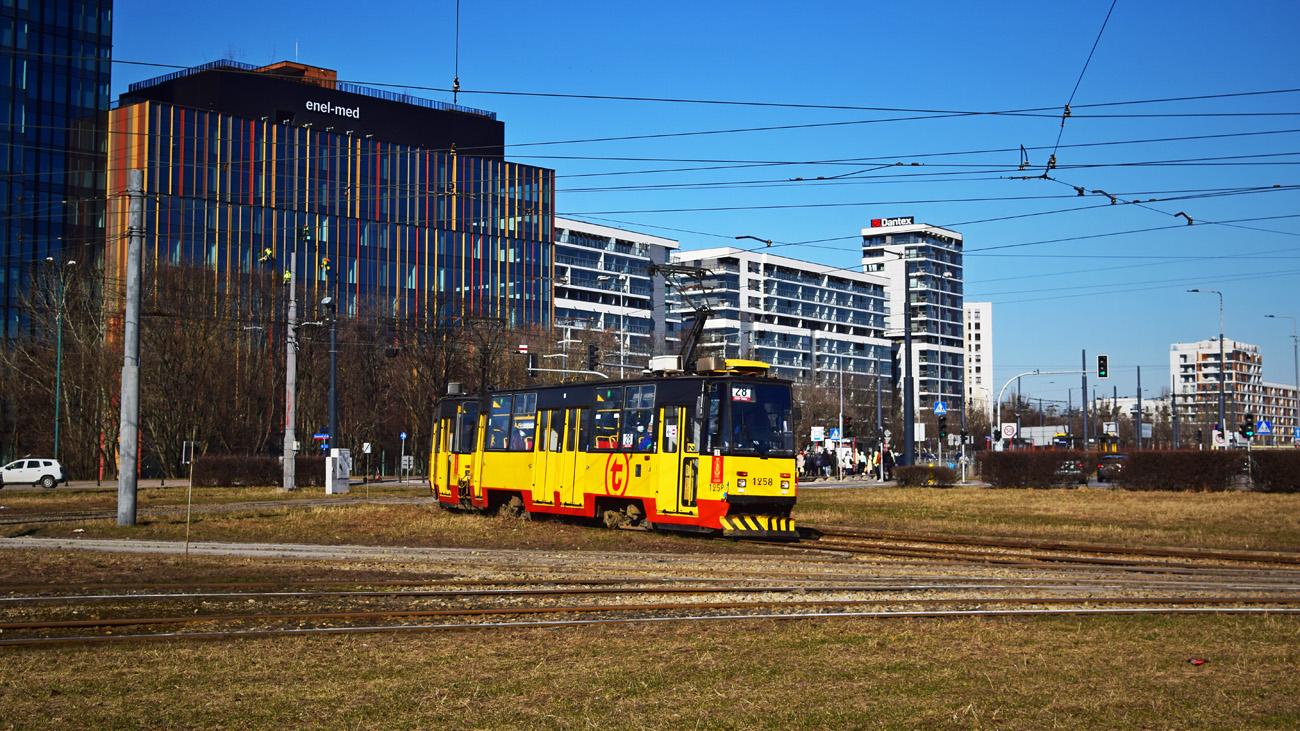 Варшава, Konstal 105Na № 1258