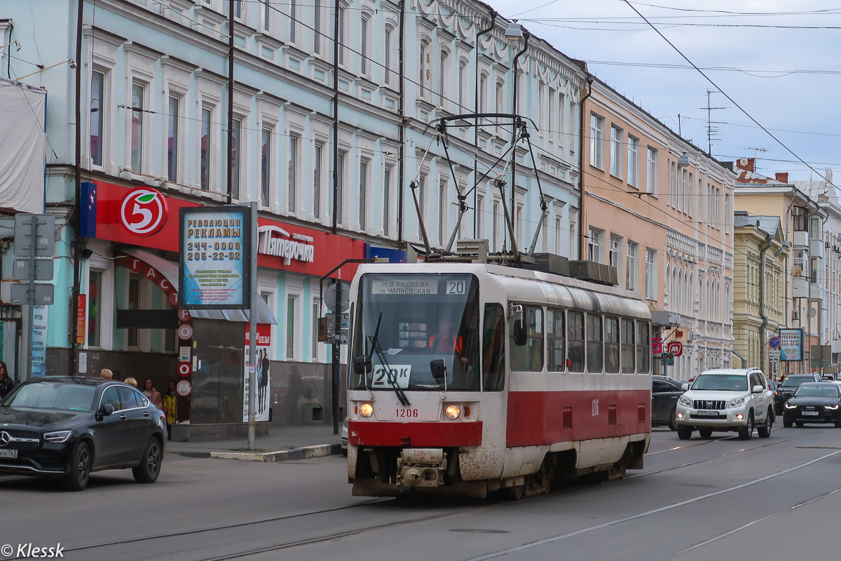 Самара, Tatra T3RF № 1206