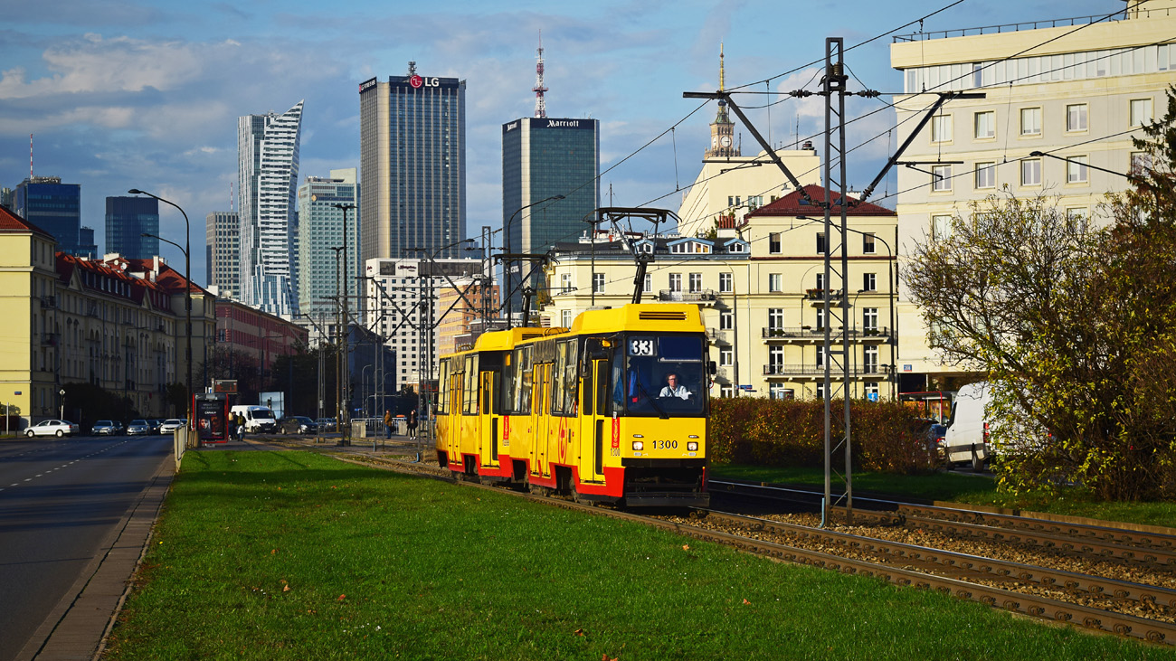 Варшава, Konstal 105Na № 1300