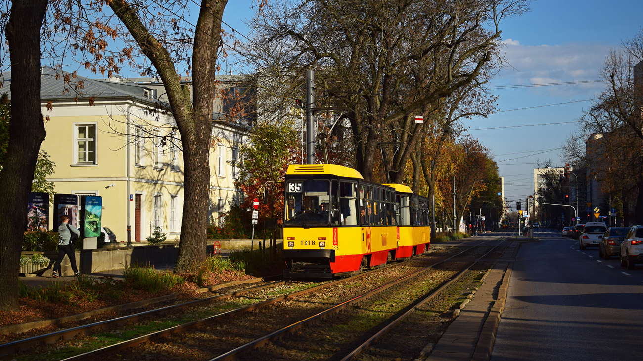 Варшава, Konstal 105Na № 1318