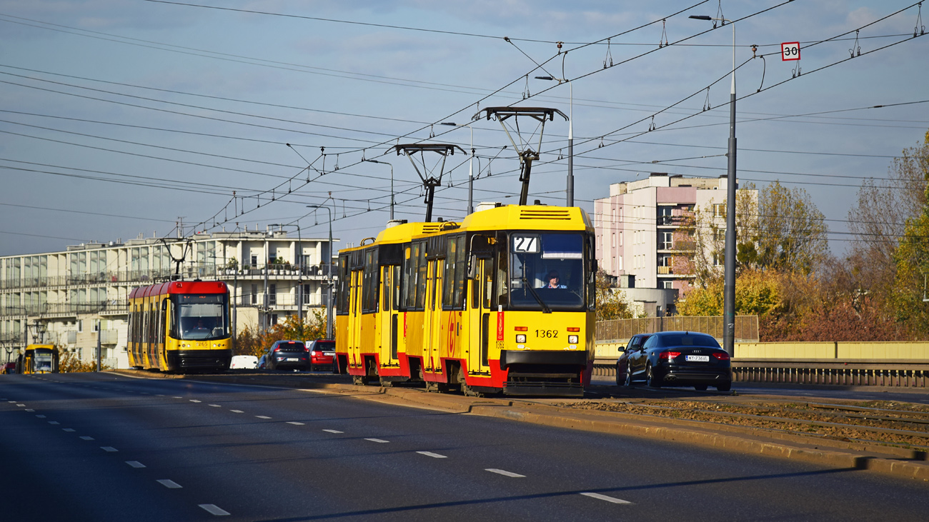 Варшава, Konstal 105Na № 1362