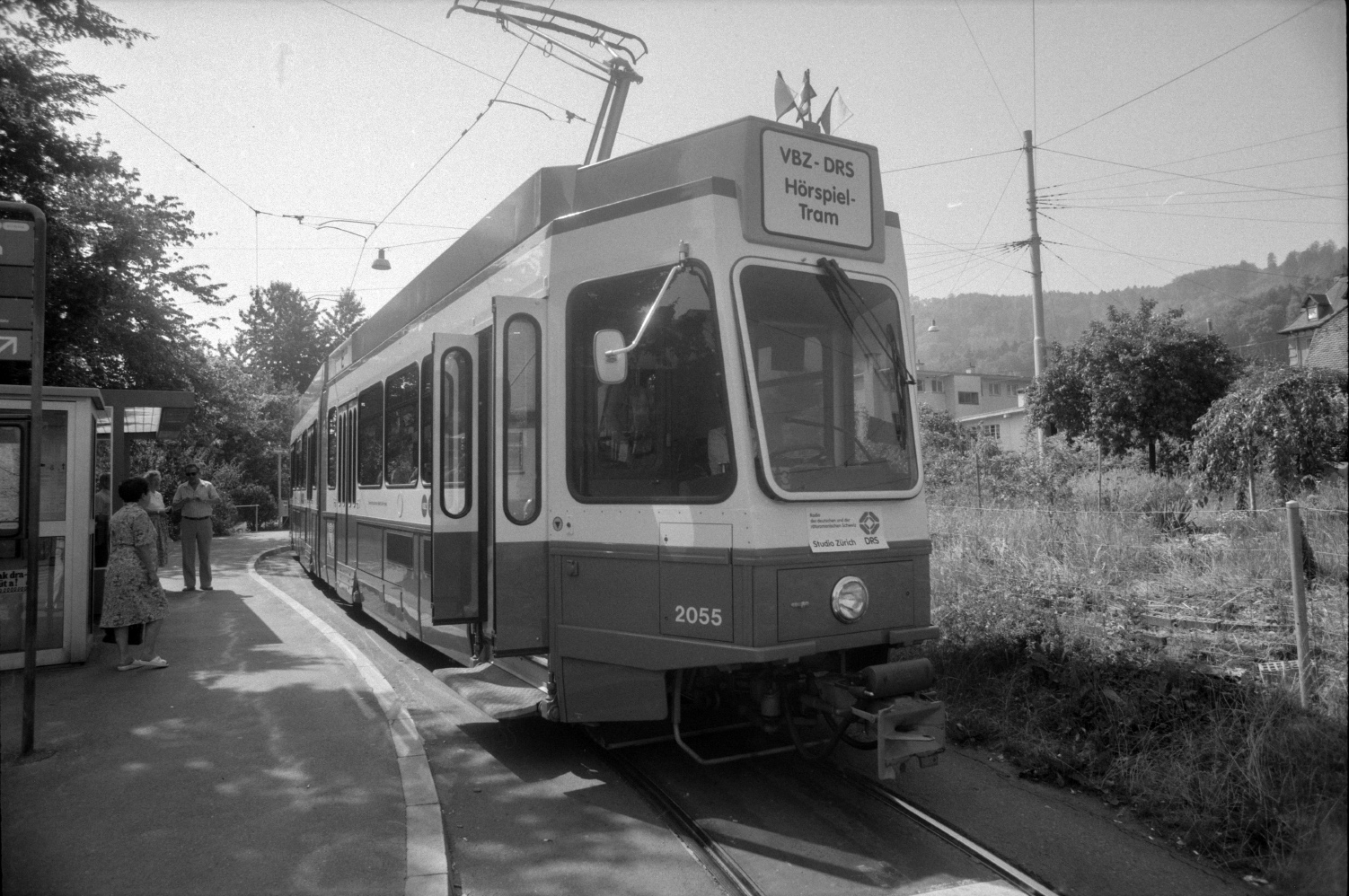 Цюрих, SWP/SIG/BBC Be 4/6 "Tram 2000" № 2055; Цюрих — Старые фотографии