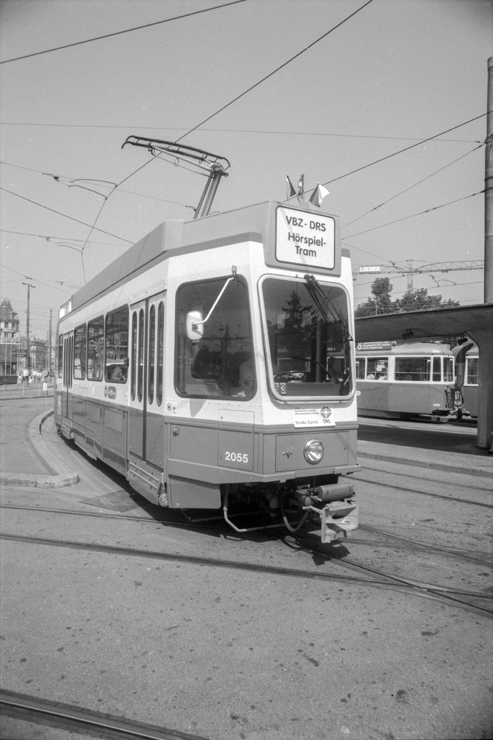 Цюрих, SWP/SIG/BBC Be 4/6 "Tram 2000" № 2055; Цюрих — Старые фотографии