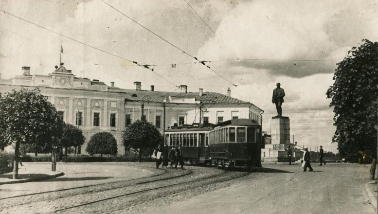 Тверь — Старые фотографии (1917—1991); Тверь — Трамвайные линии: Центральный район