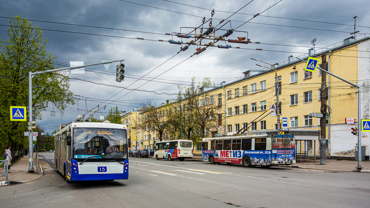 Ярославль, Тролза-5265.00 «Мегаполис» № 15; Ярославль, ЗиУ-682Г-016.02 № 116