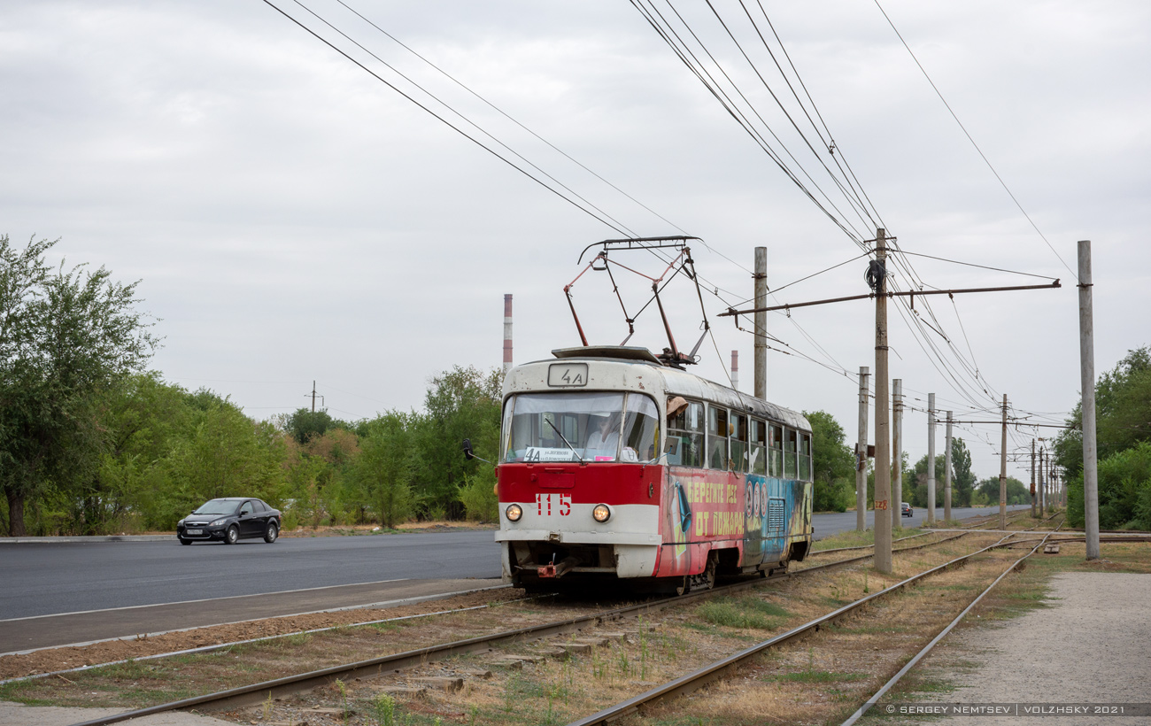 Волжский, Tatra T3SU № 115
