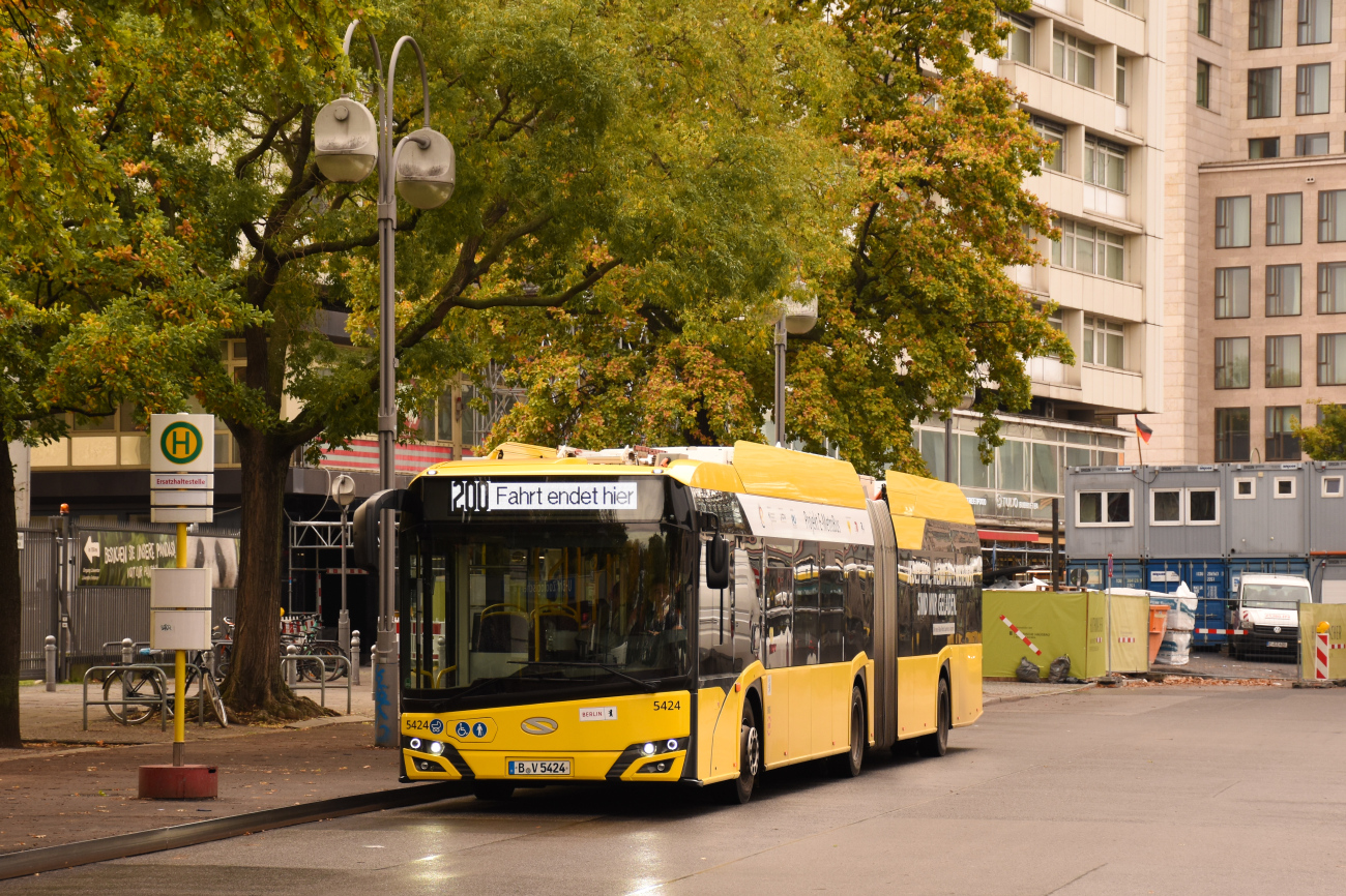 Берлин, Solaris Urbino IV 18 Electric № 5424