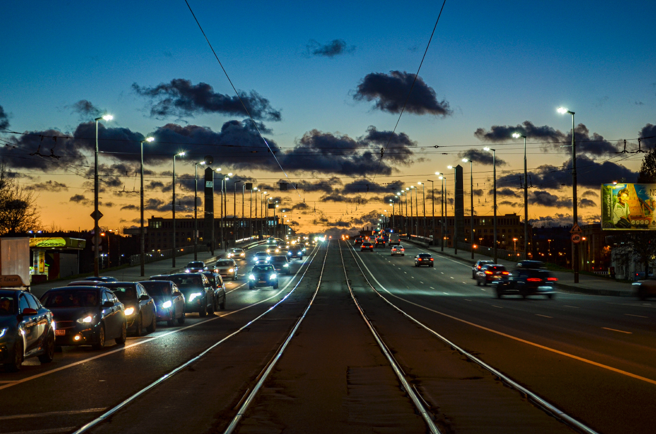 Pietari — Tram lines and infrastructure