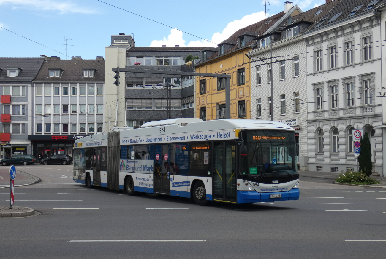 Золинген, Hess SwissTrolley 3 (BGT-N2C) № 954