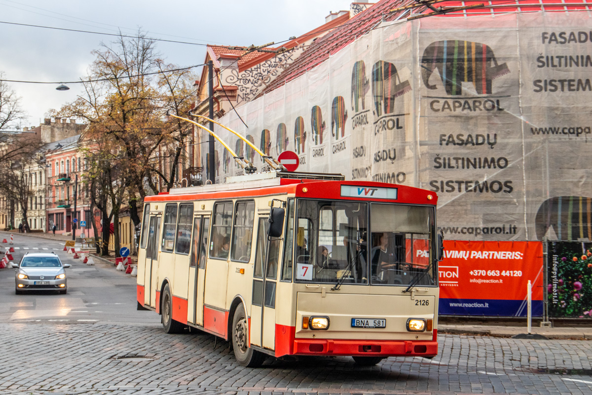 Вильнюс, Škoda 14Tr11/6 № 2126