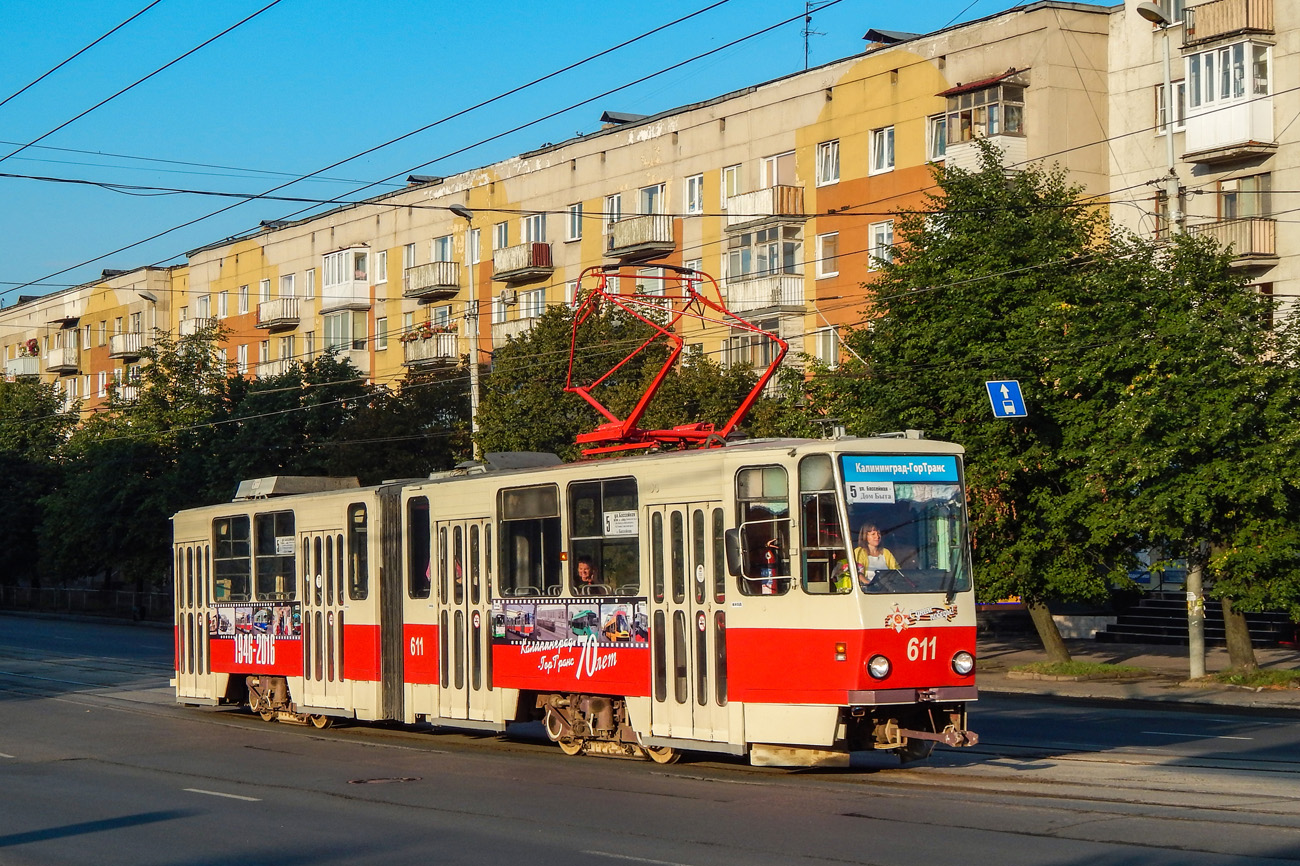 Калининград, Tatra KT4D № 611