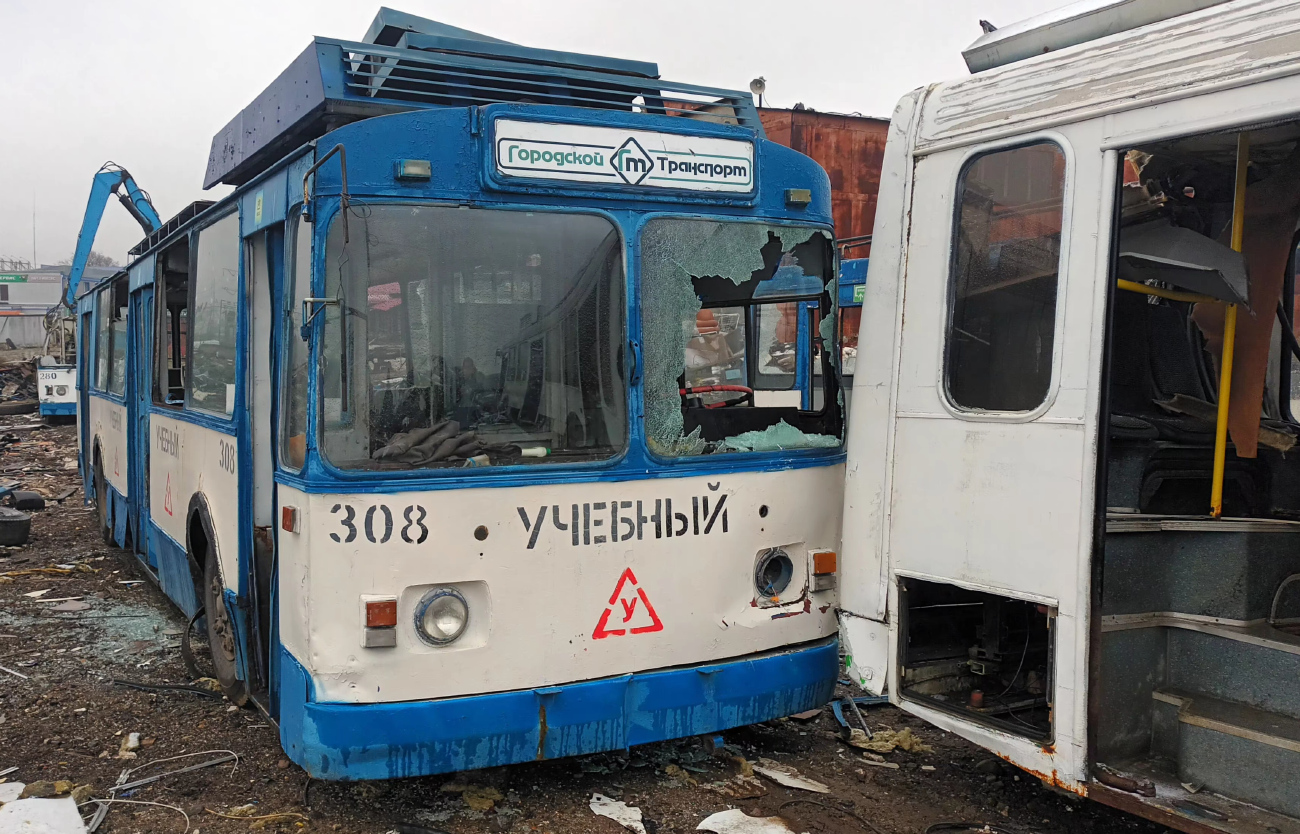 Петрозаводск, ЗиУ-682Г [Г00] № 308; Петрозаводск — Базы хранения и списания троллейбусов (БХиСТ)