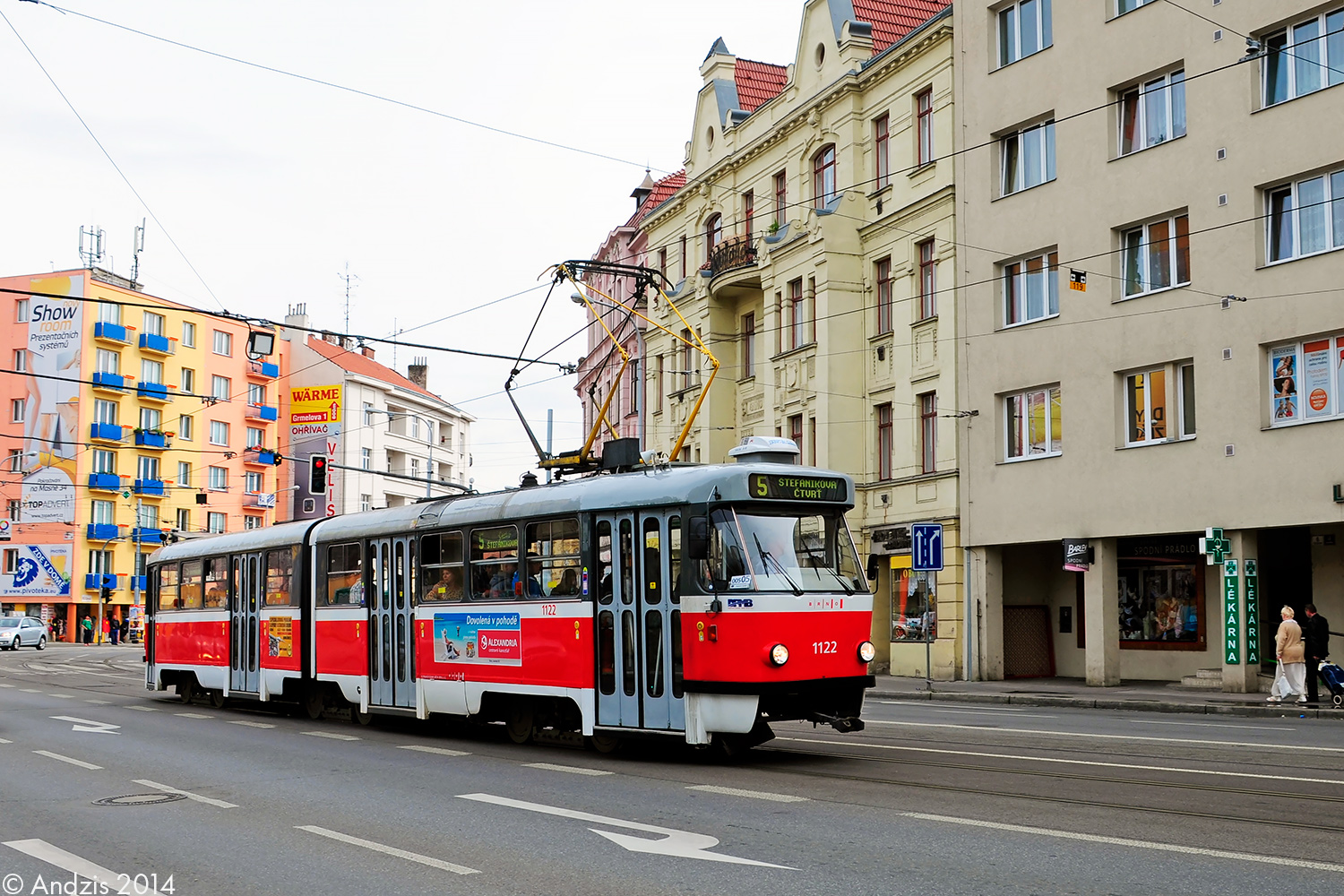Брно, Tatra K2YU № 1122