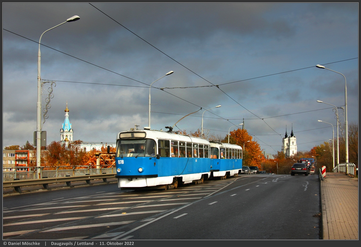Даугавпилс, Tatra T3DC1 № 078 Даугавпилс, Tatra T3DC1 № 078