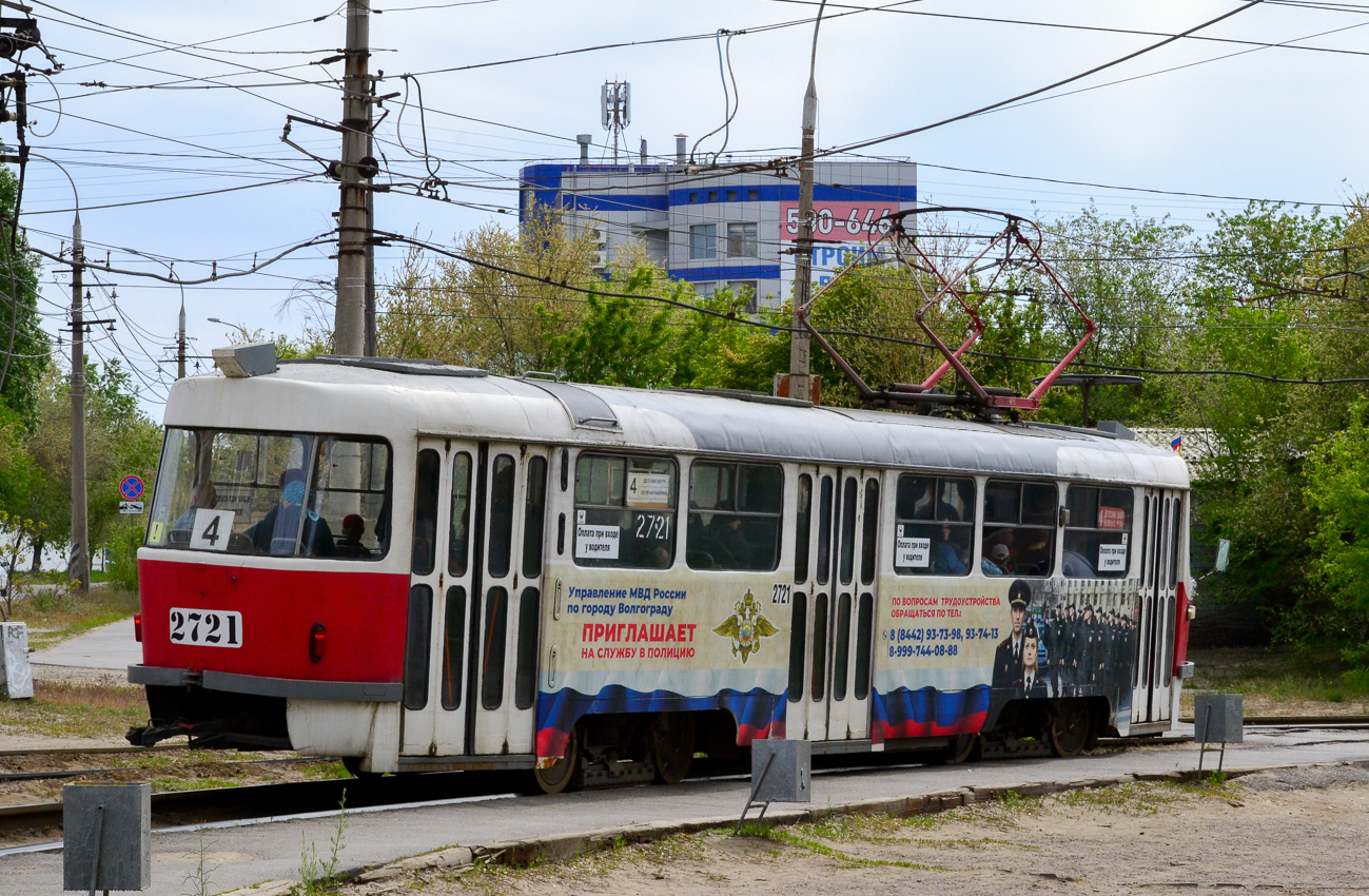 Volgograd, Tatra T3SU # 2721 Volgograd, Tatra T3SU # 2721