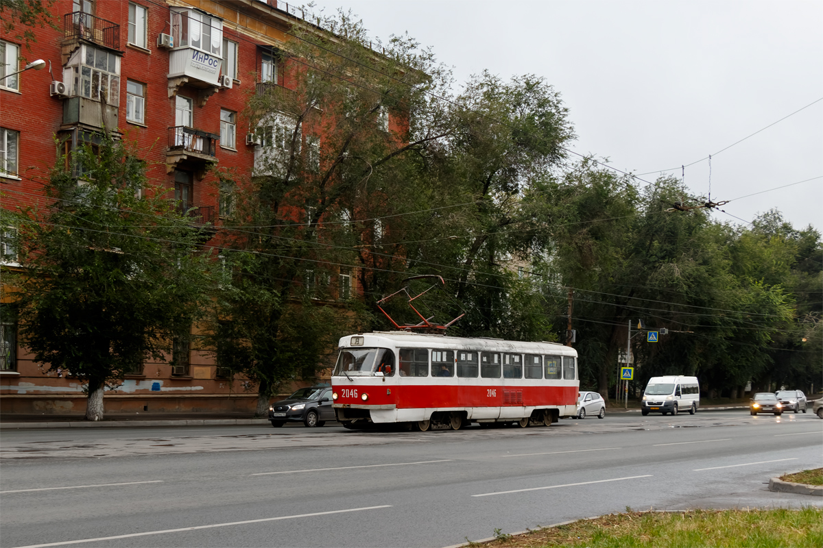 Самара, Tatra T3SU (двухдверная) № 2046
