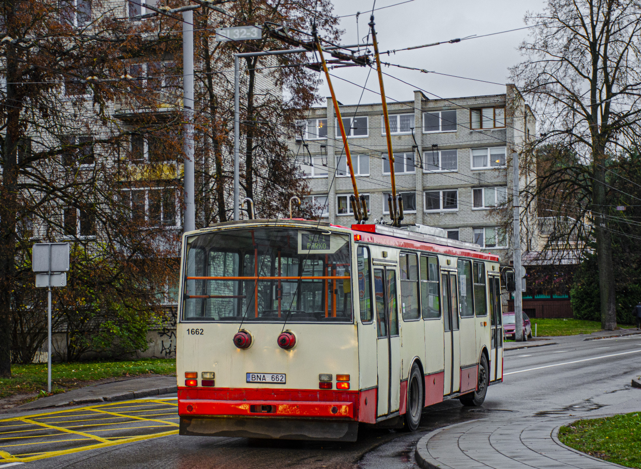 Vilnius, Škoda 14Tr17/6M Nr. 1662
