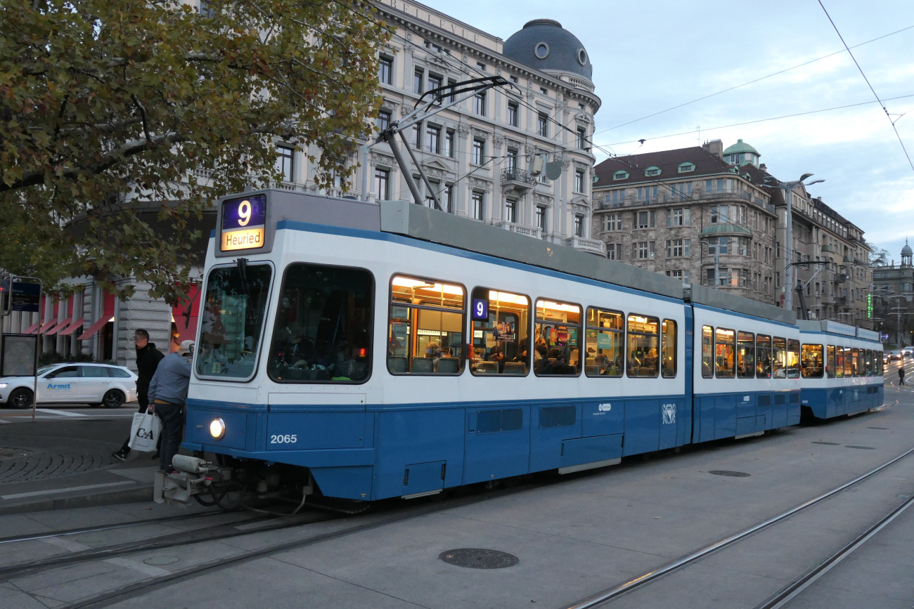 Zurich, SWP/SIG/BBC Be 4/6 "Tram 2000" № 2065