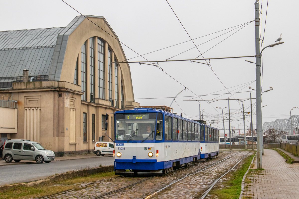 Рига, Tatra T6B5SU № 32036