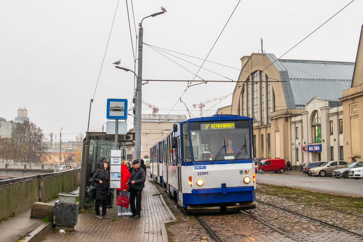 Рига, Tatra T6B5SU № 32091
