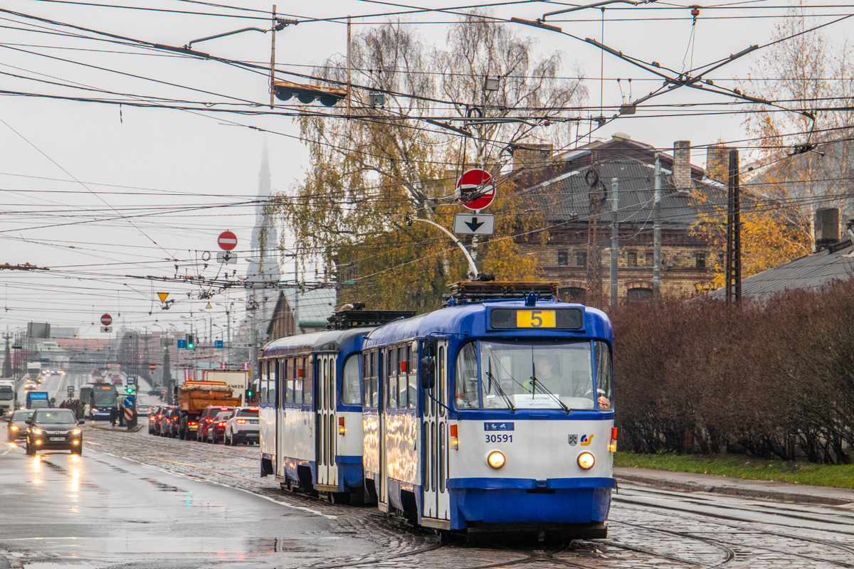 Рига, Tatra T3A № 30591