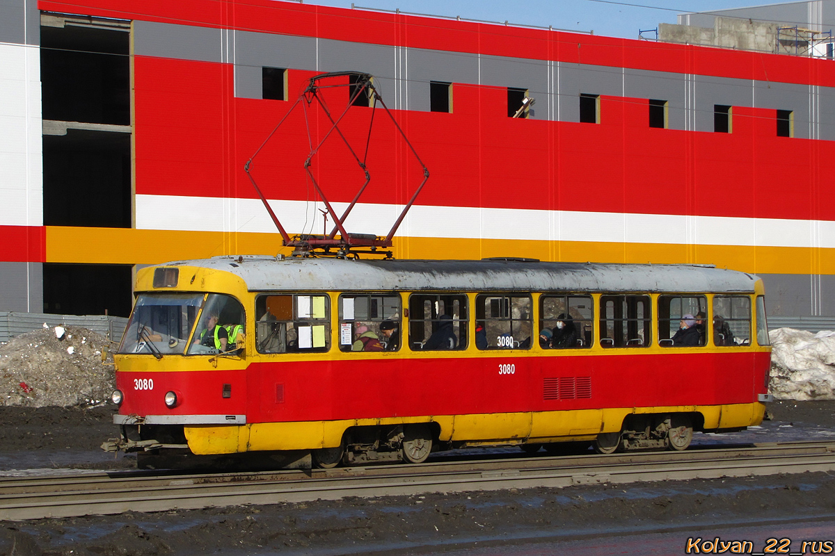 Барнаул, Tatra T3SU № 3080