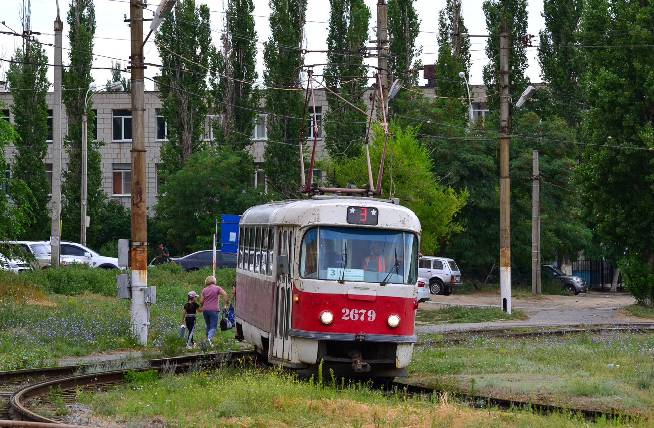 Волгоград, Tatra T3SU (двухдверная) № 2679