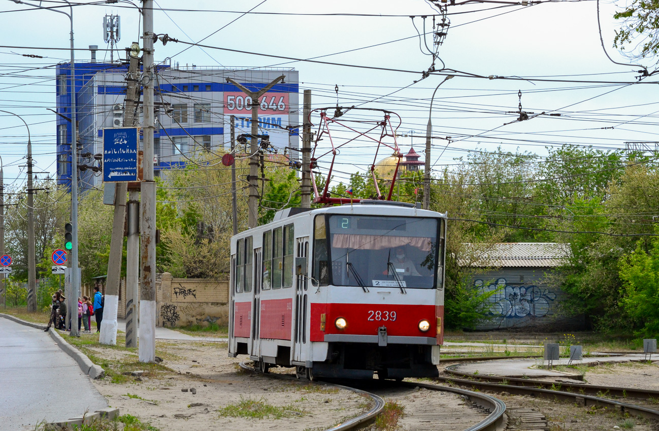 Волгоград, Tatra T6B5SU № 2839