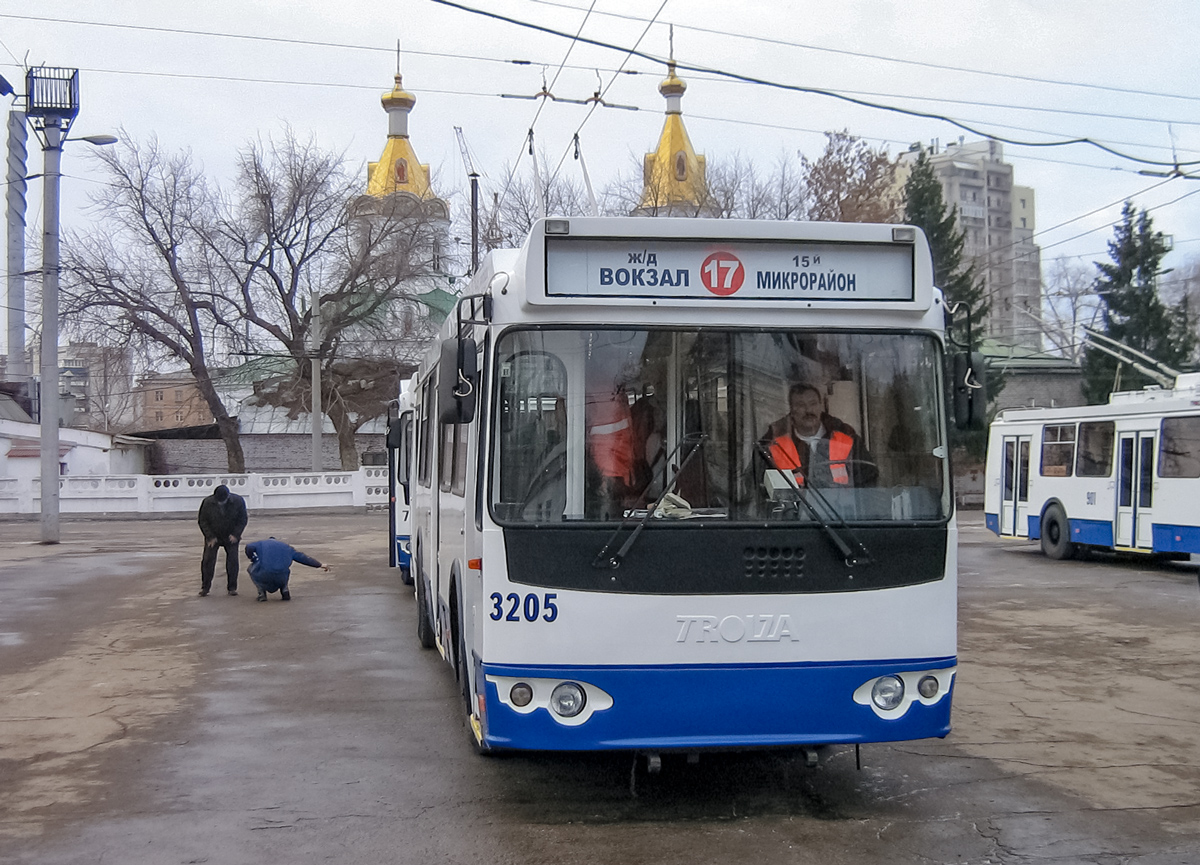 Самара, ЗиУ-682Г-016.03 № 3205; Самара — Троллейбусное депо № 1