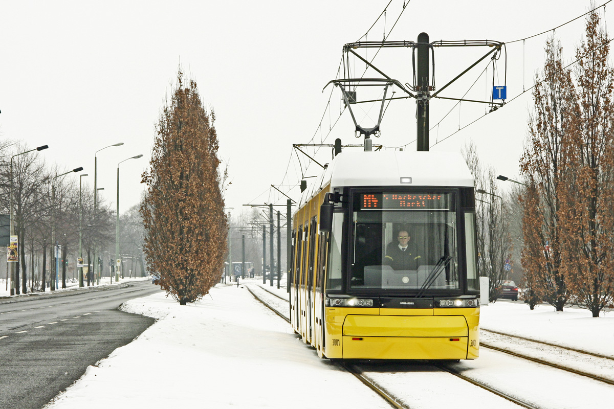 Берлин, Bombardier Flexity Berlin (GT6-08ER/F6E) № 3001
