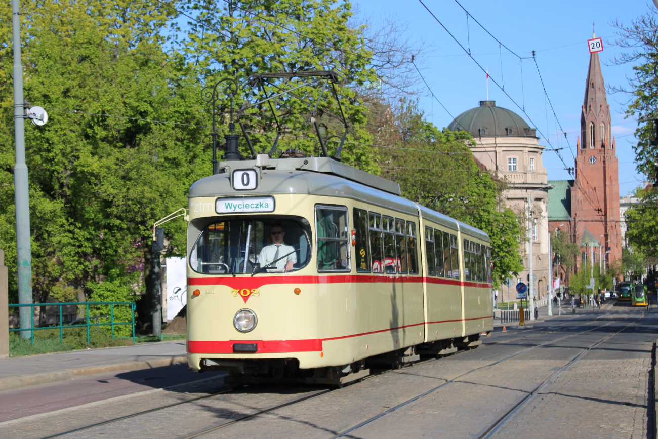 Poznań, Duewag GT8 № 702