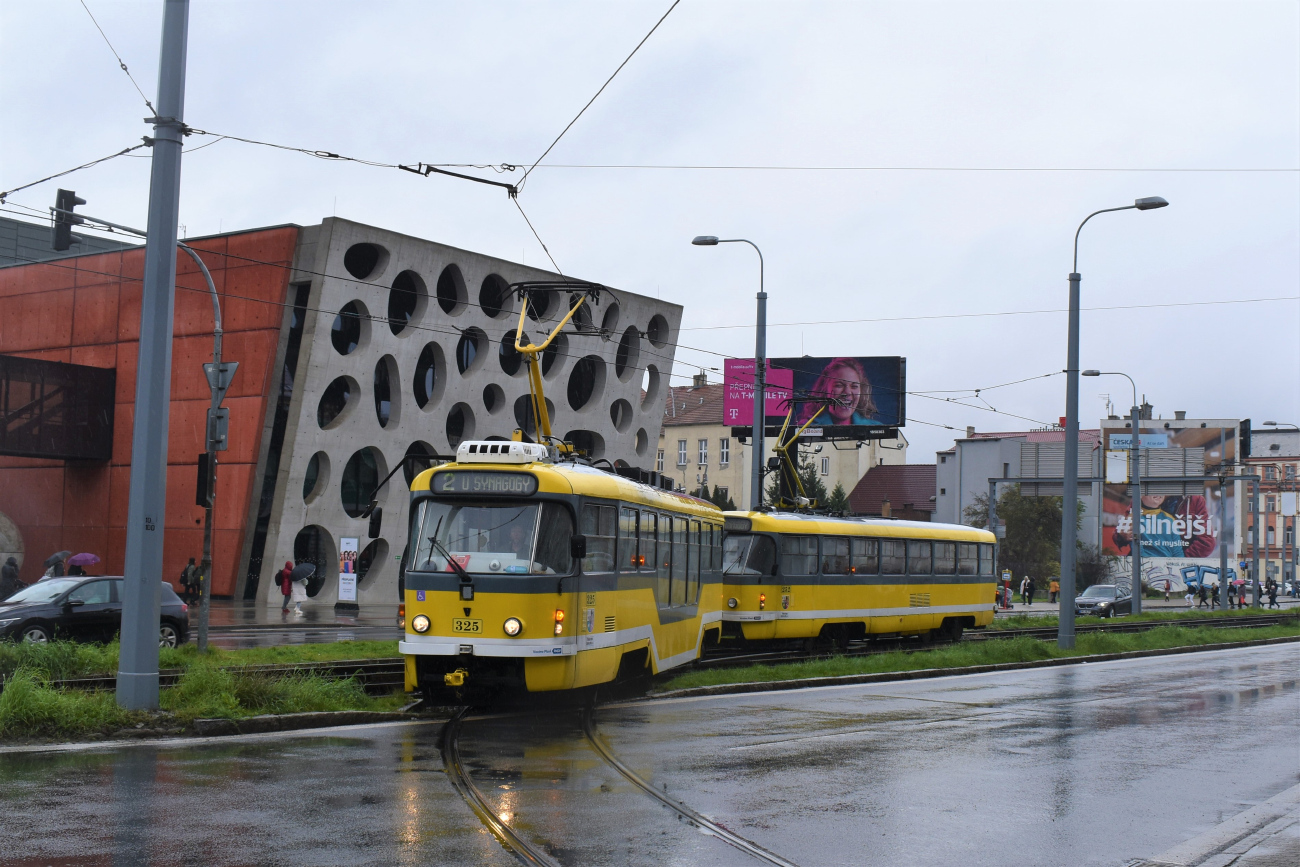 Пльзень, Tatra T3R.PLF № 325; Пльзень, Tatra T3R.P № 252