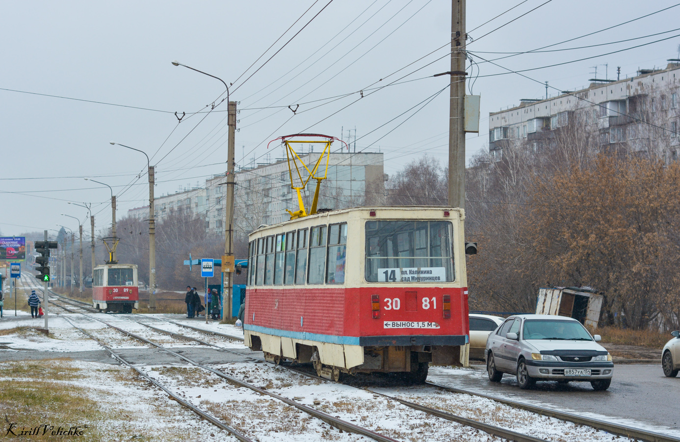 Новосибирск, 71-605 (КТМ-5М3) № 3081 Новосибирск, 71-605 (КТМ-5М3) № 3081