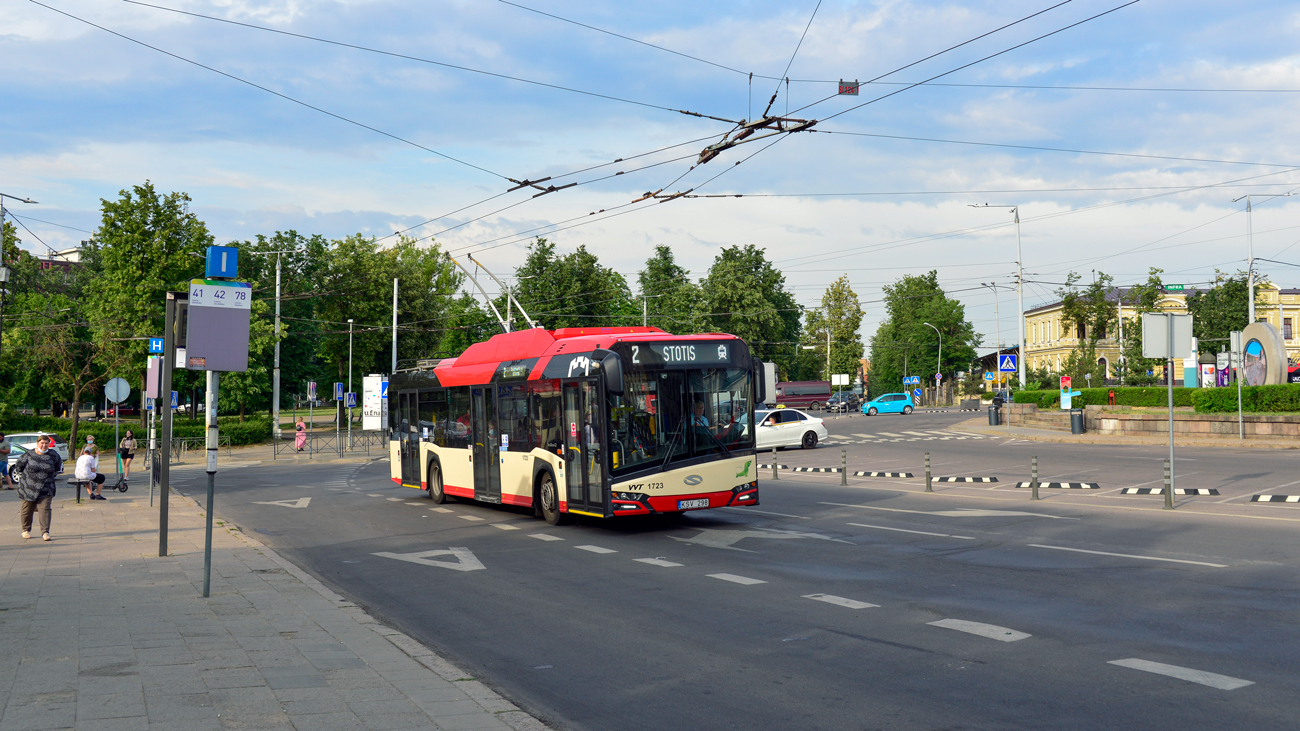 Vilnius, Solaris Trollino IV 12 Škoda Nr. 1723