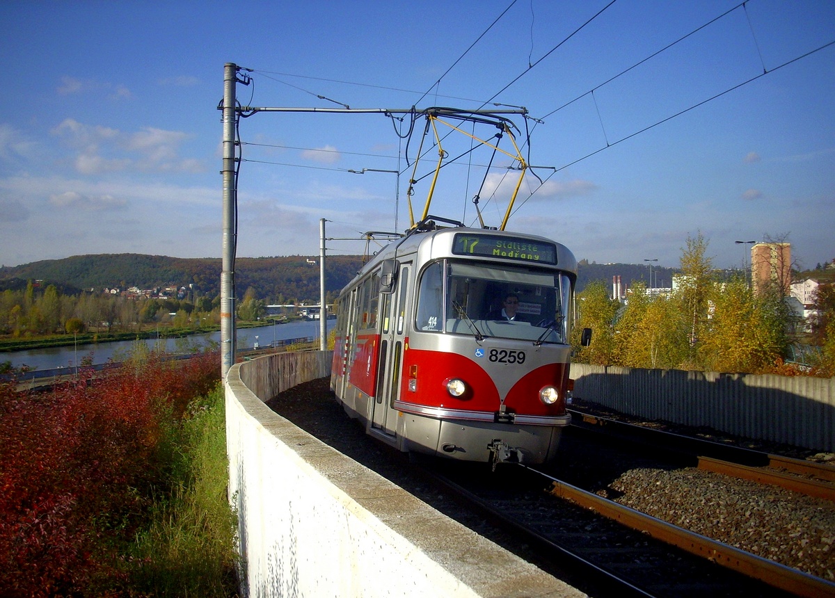 Прага, Tatra T3R.PLF № 8259