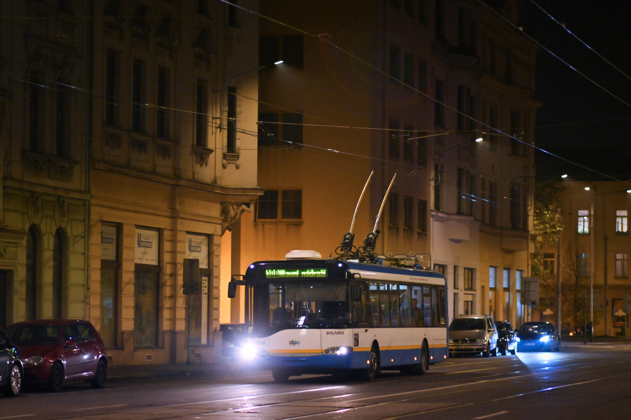 Ostrava, Solaris Trollino II 12 AC — 3704