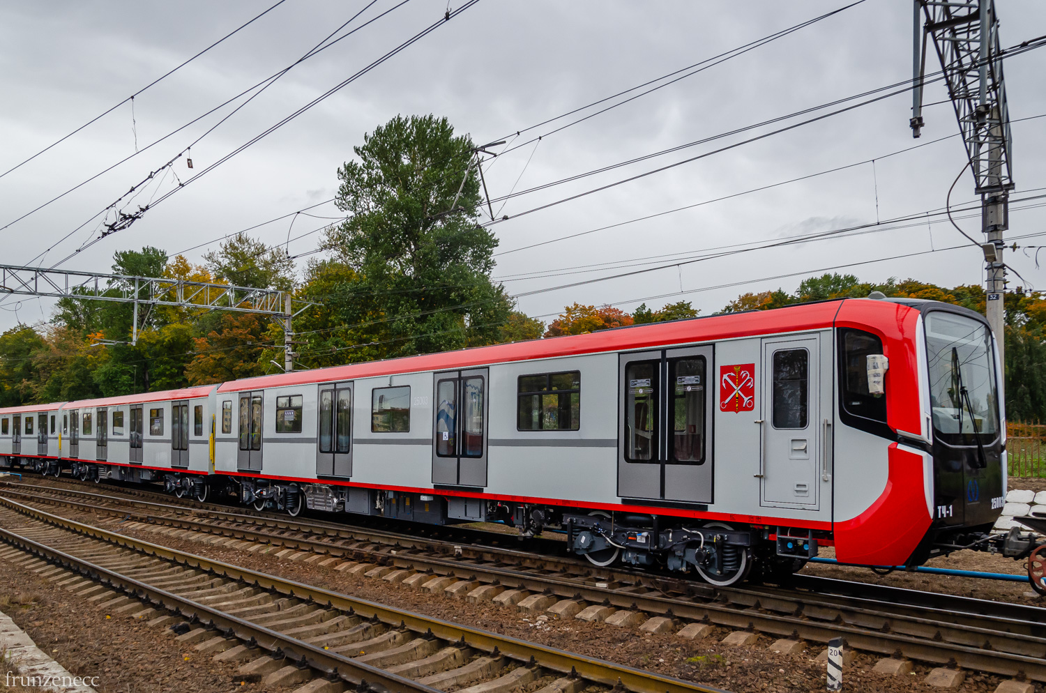 Санкт-Петербург, 81-725.1  «Балтиец» № 25003; Санкт-Петербург — Метрополитен — Перегонка вагонов метро по ж/д