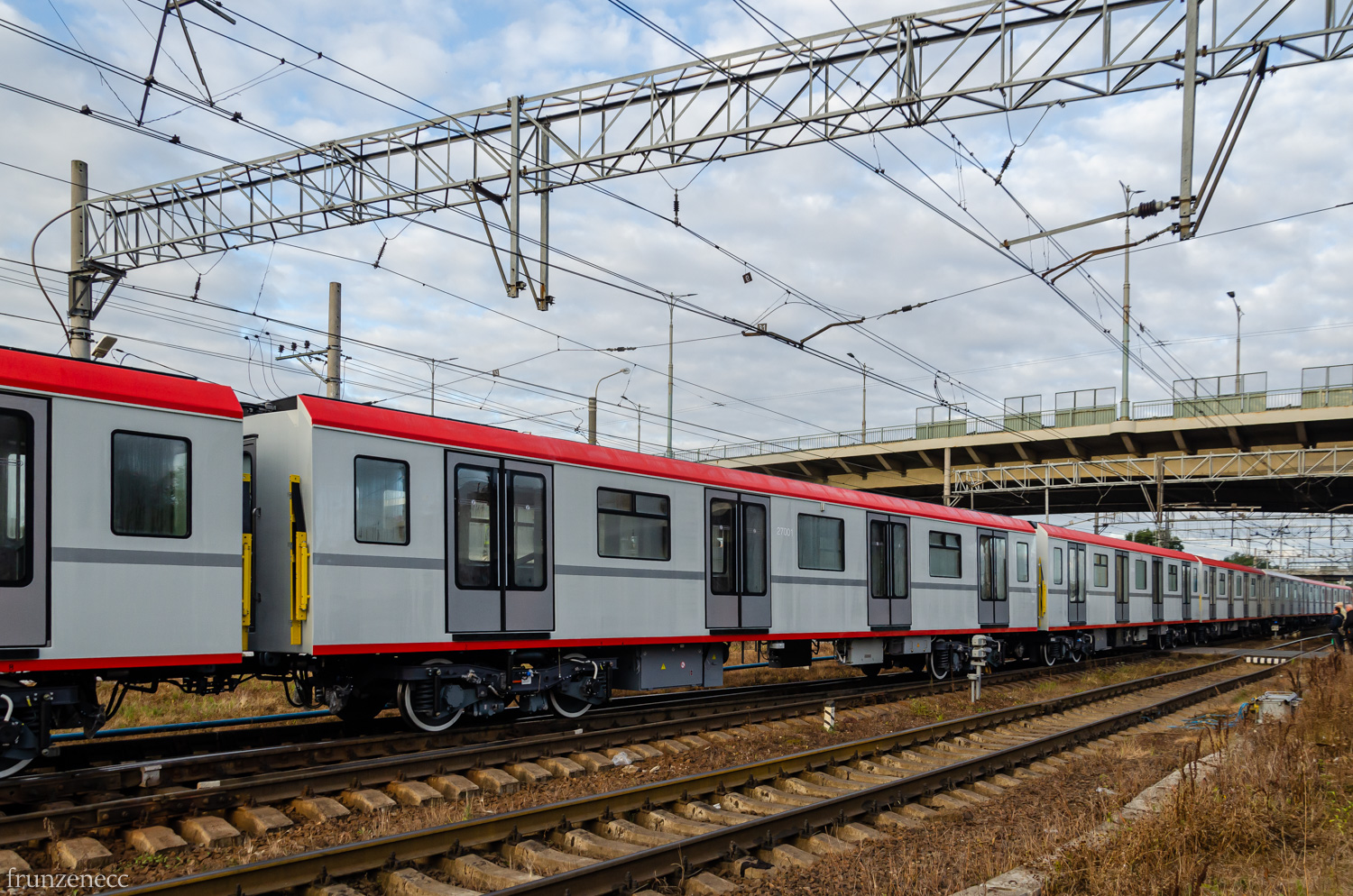 Санкт-Петербург, 81-727.1 «Балтиец» № 27001; Санкт-Петербург — Метрополитен — Перегонка вагонов метро по ж/д