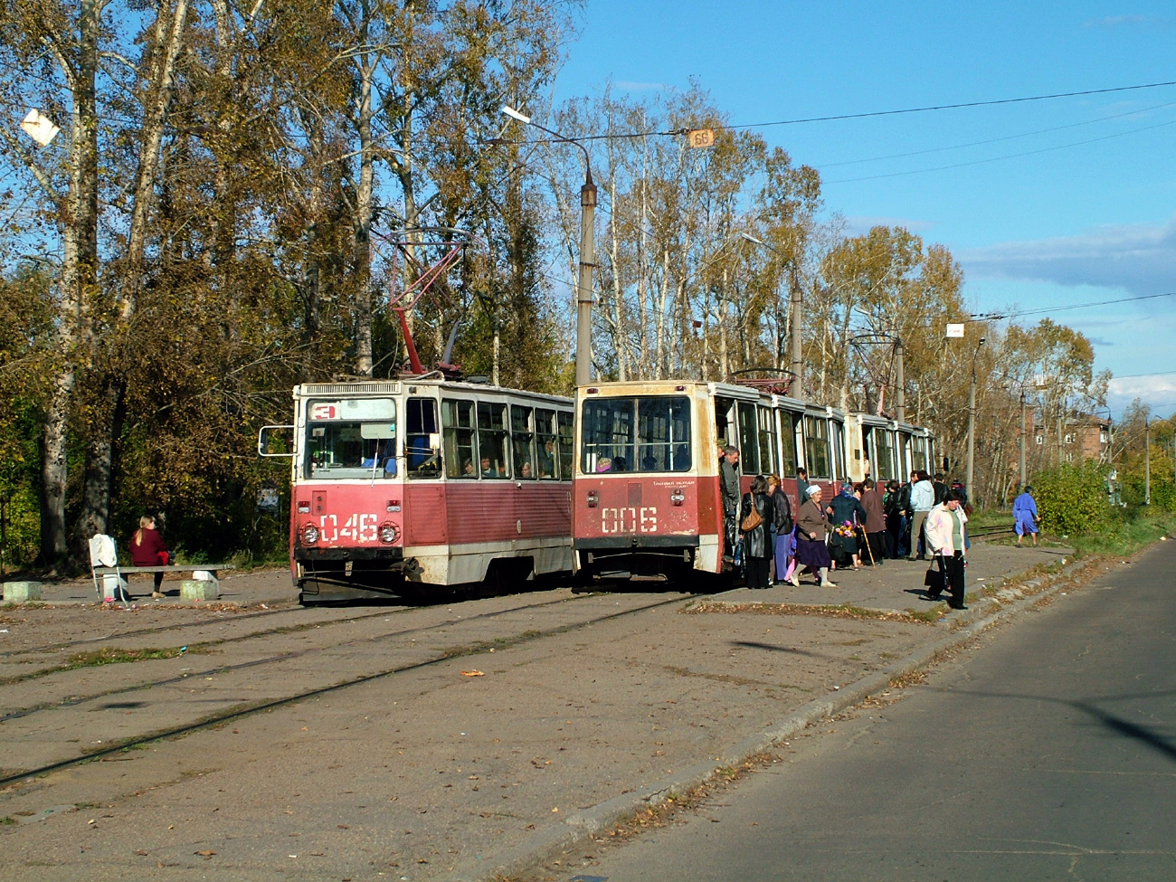 Усолье-Сибирское, 71-605А № 046; Усолье-Сибирское, 71-605 (КТМ-5М3) № 006; Усолье-Сибирское, 71-605 (КТМ-5М3) № 005