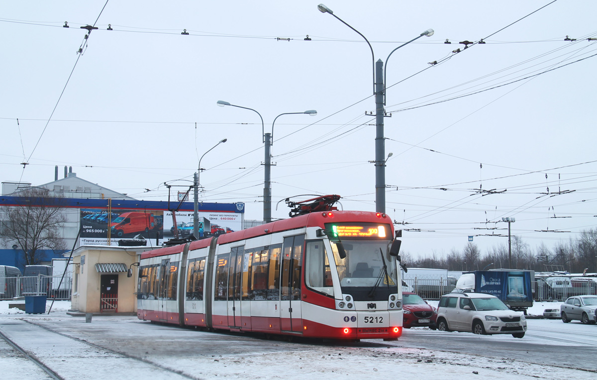 Санкт-Петербург, БКМ 84300М № 5212; Санкт-Петербург — Конечные станции и разворотные кольца