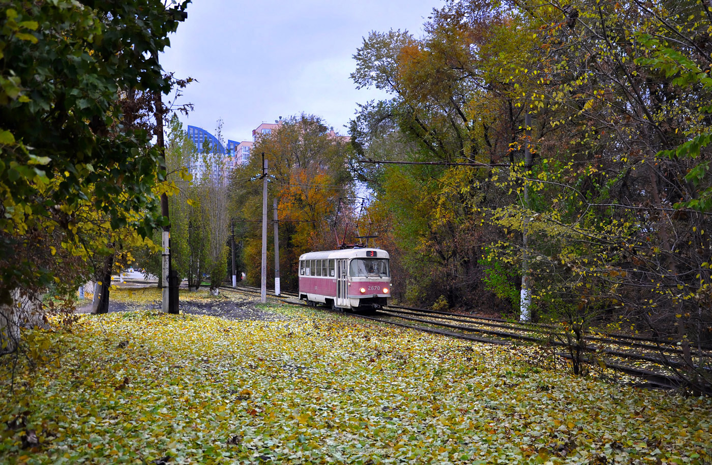 Волгоград, Tatra T3SU (двухдверная) № 2670