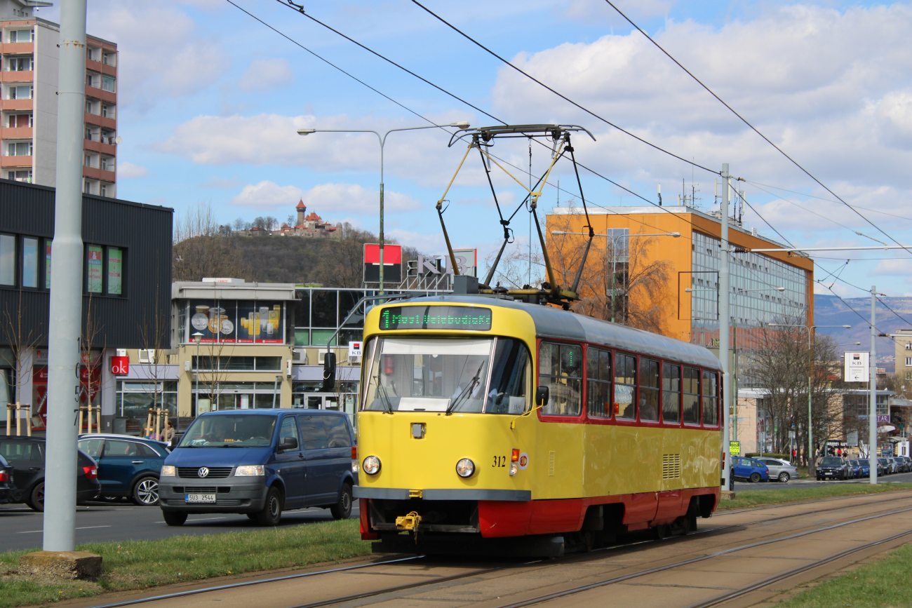 Мост ― Литвинов, Tatra T3M.3 № 312