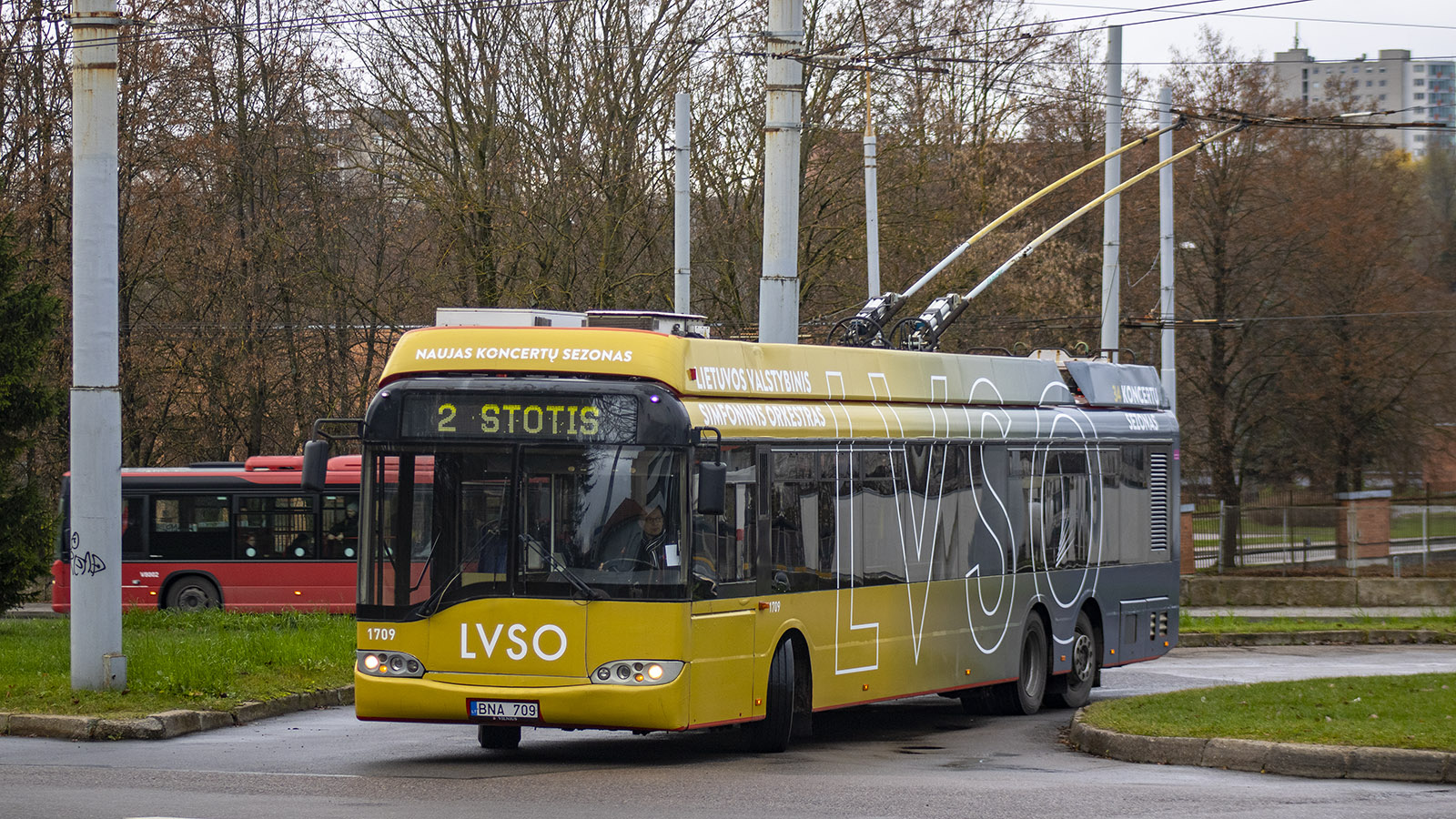 Вильнюс, Solaris Trollino II 15 AC № 1709